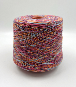 Пряжа Cotone/Lino, Filcom, хлопок, лен, цвет пурпурный